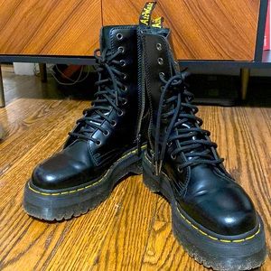 Doc Marten’s Jadon Hi Boot Smooth Leather Platforms